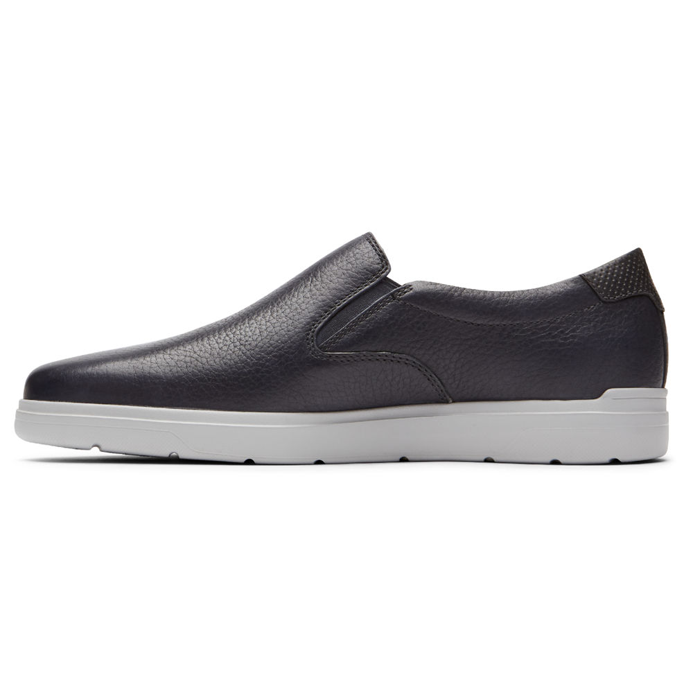 Rockport Mens Sneakers Black - Total Motion Lite Slip-On - UK 603-LGATPY